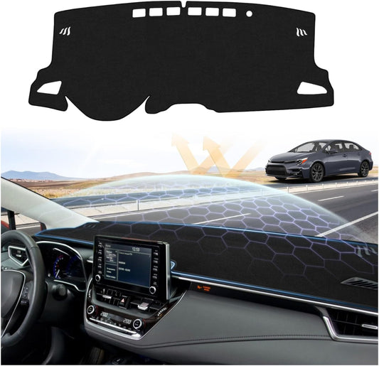Sunsdrew Dash Cover for 2019-2026 Toyota Corolla Dashboard Cover Mat