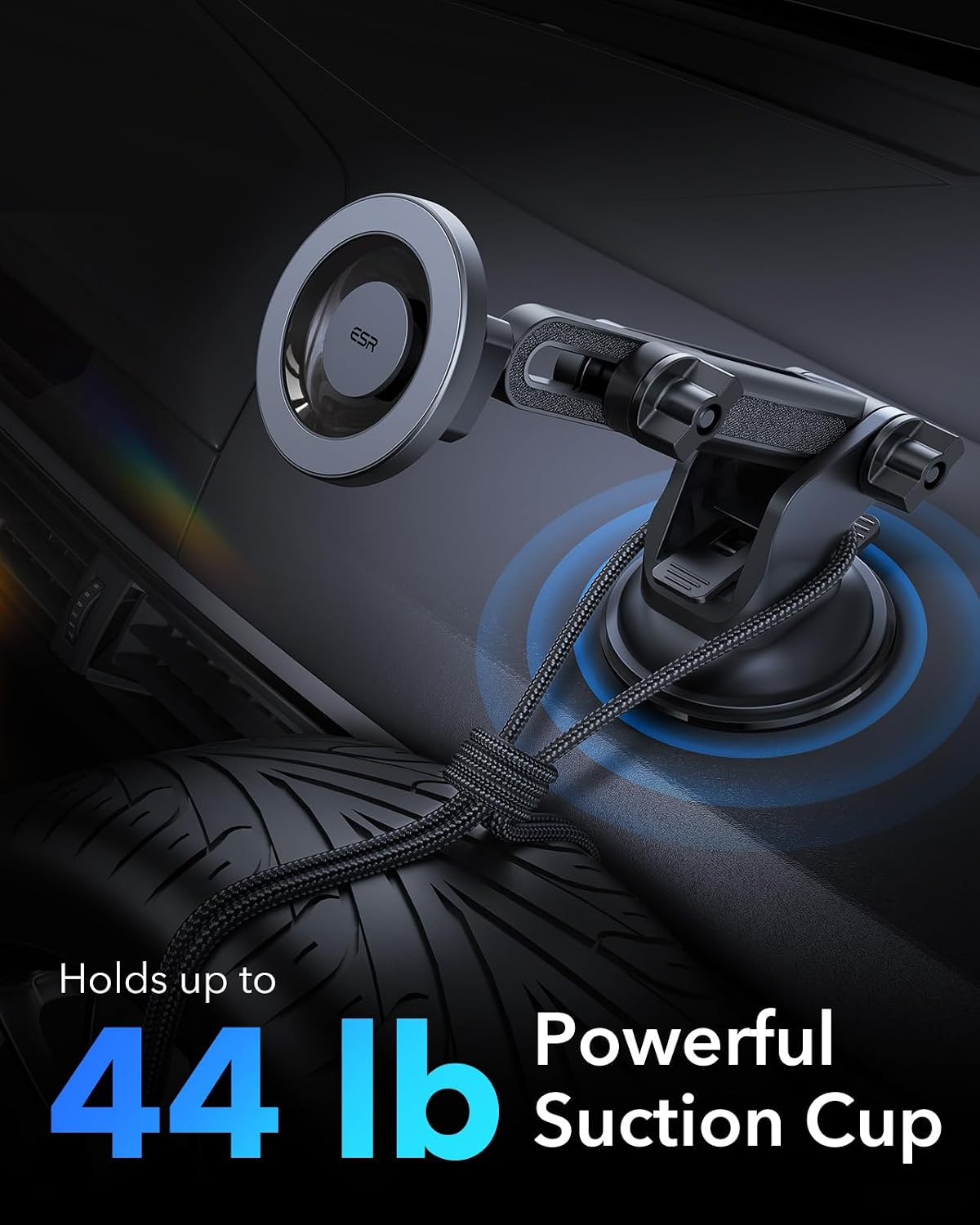 ESR for MagSafe Car Mount, Car Phone Holder for iPhone 18 Pro Max/Duo/17-12