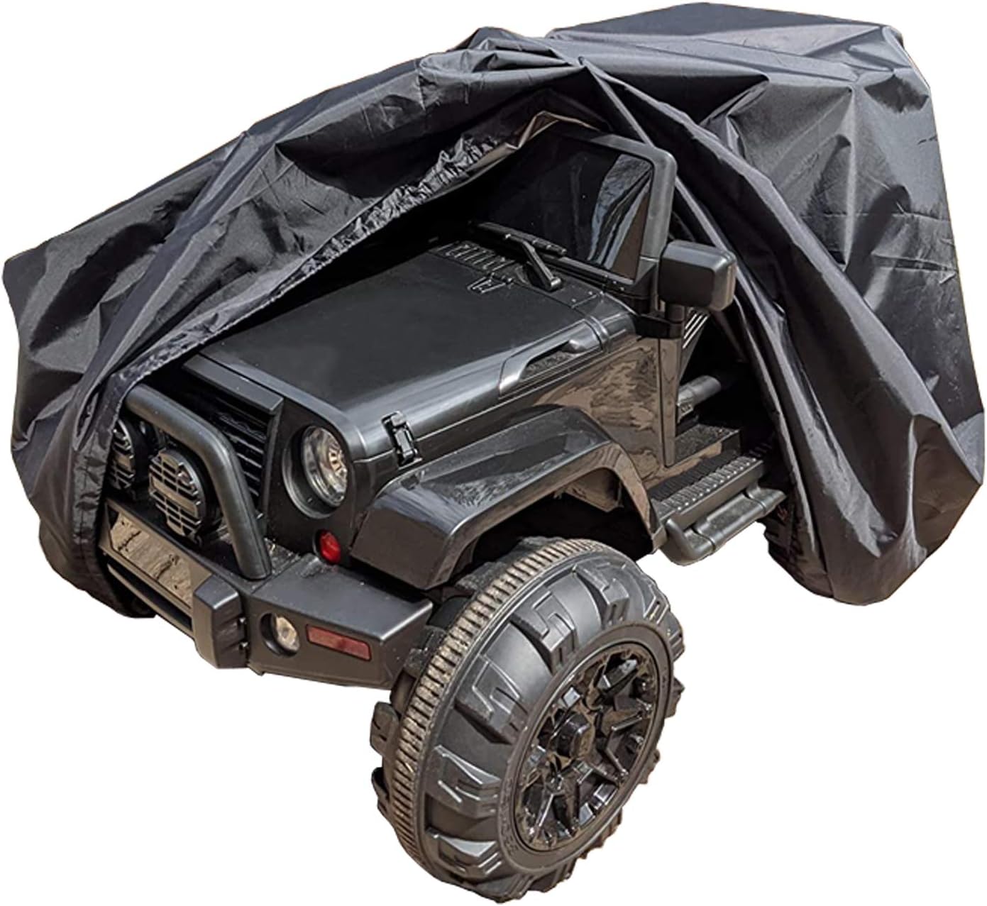 Large Ride-On Truck Toy Car Cover, Outdoor Cover for Power Wheels, Kids Electric Car Cover Waterproof All Weather Protect Kids Car Toy Vehicles - Universal Fit
