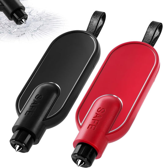 Portable Car Glass Breaker and Concealed Seat Belt Cutting Tool