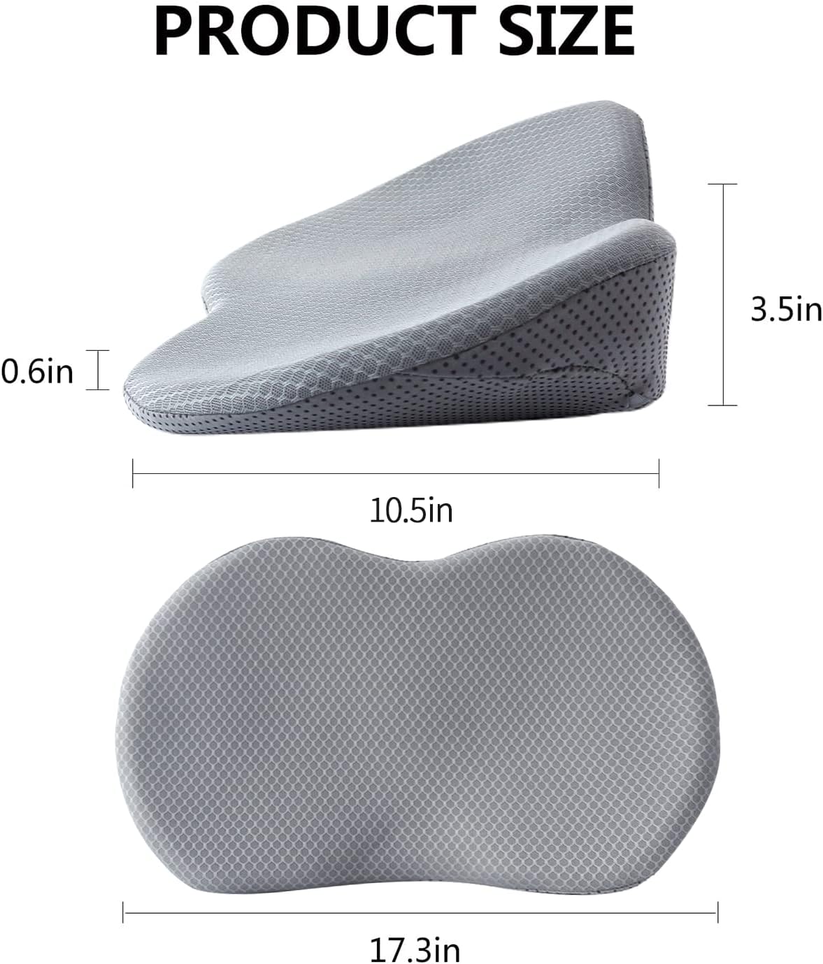 Livtribe Car Seat Cushion, Comfortable Wedge Seat Cushions for Long Driving