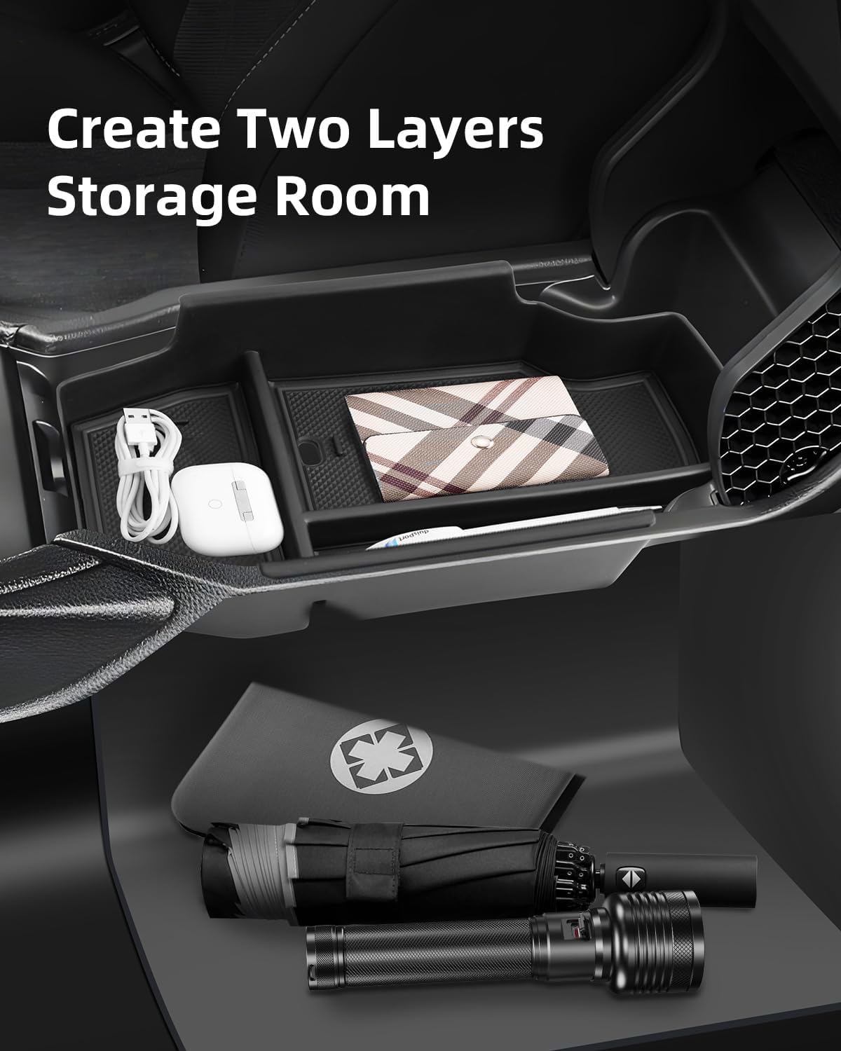 Center Console Organizer for 2026 2025-2023 Honda Accord