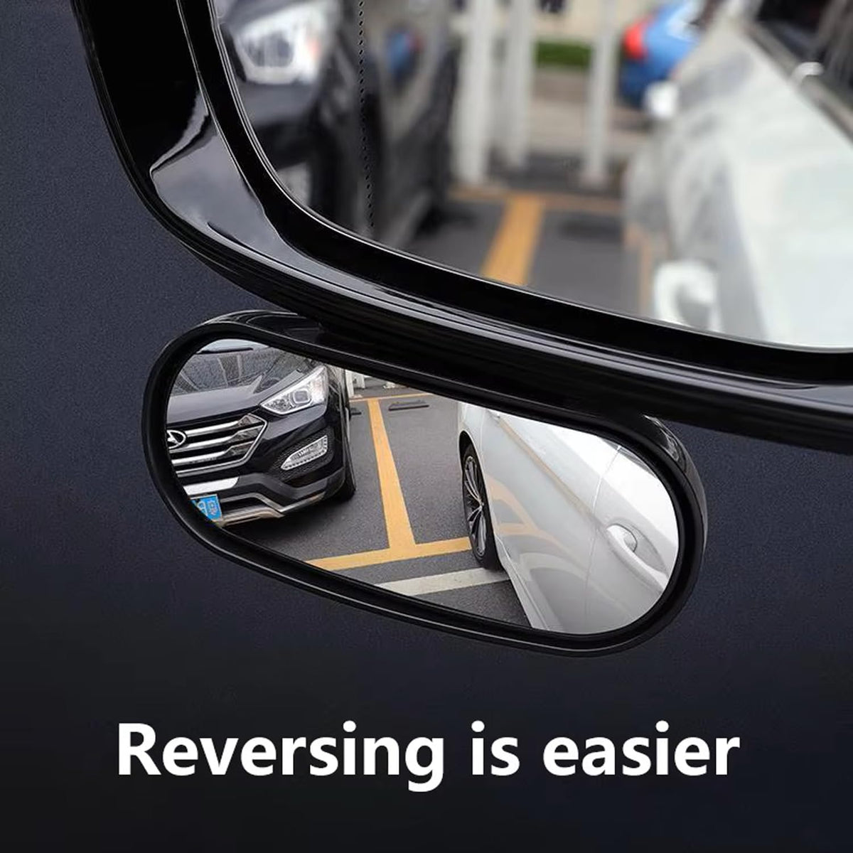 360 ° HD Blind Spot Car Mirror 2Pcs Blind Spot Car Rearview Stick on Mirror