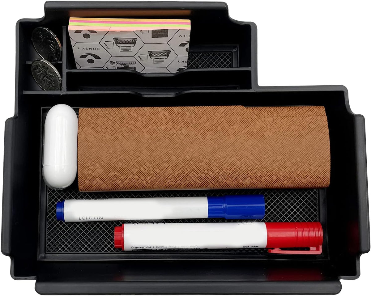 Compatible with Ford Explorer Accessories 2020 2021 2022 2023 2024 2025 2026 Center Console Tray Organizer, Armrest Secondary Storage Box