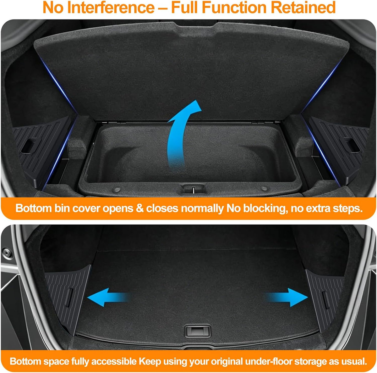 Trunk Storage Bins for 2025 2026 Tesla Model Y Juniper