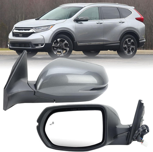 Driver Side Mirror for Honda CR-V 2017-2022（Modern Steel Metallic）