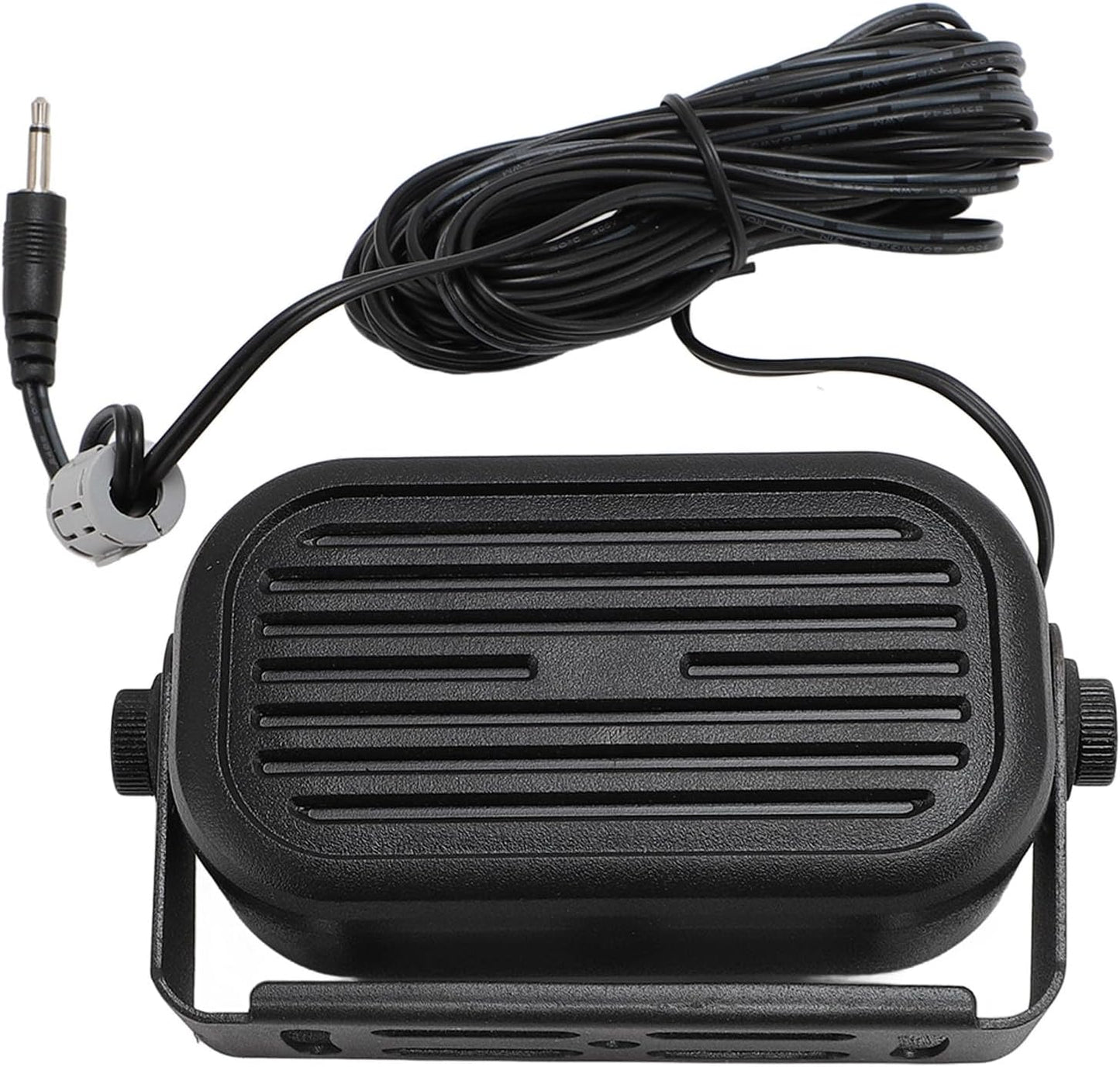 3.5mm Car External Speaker for CB Radio Ham Radio, Mini External Speaker with 14.76ft Cable, Loud Clear Sound for Mobile Transceiver Scanner, 5W 7W Compact Speaker