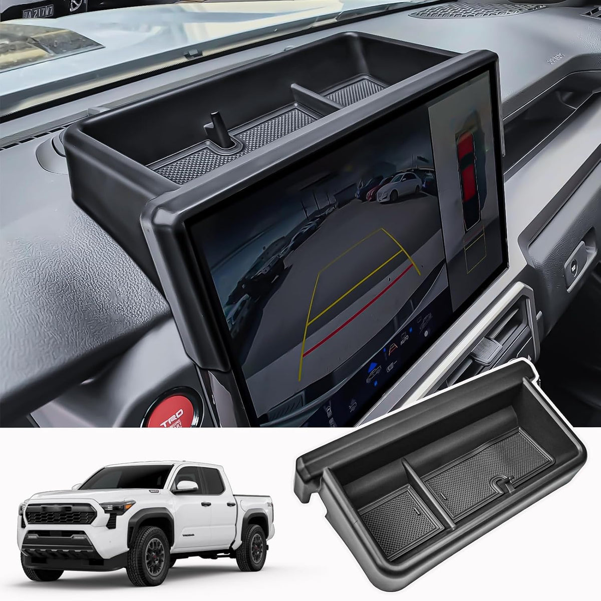 Dash Storage Box for 2024-2026 Toyota Tacoma& 25-26 4Runner with 14" Screen