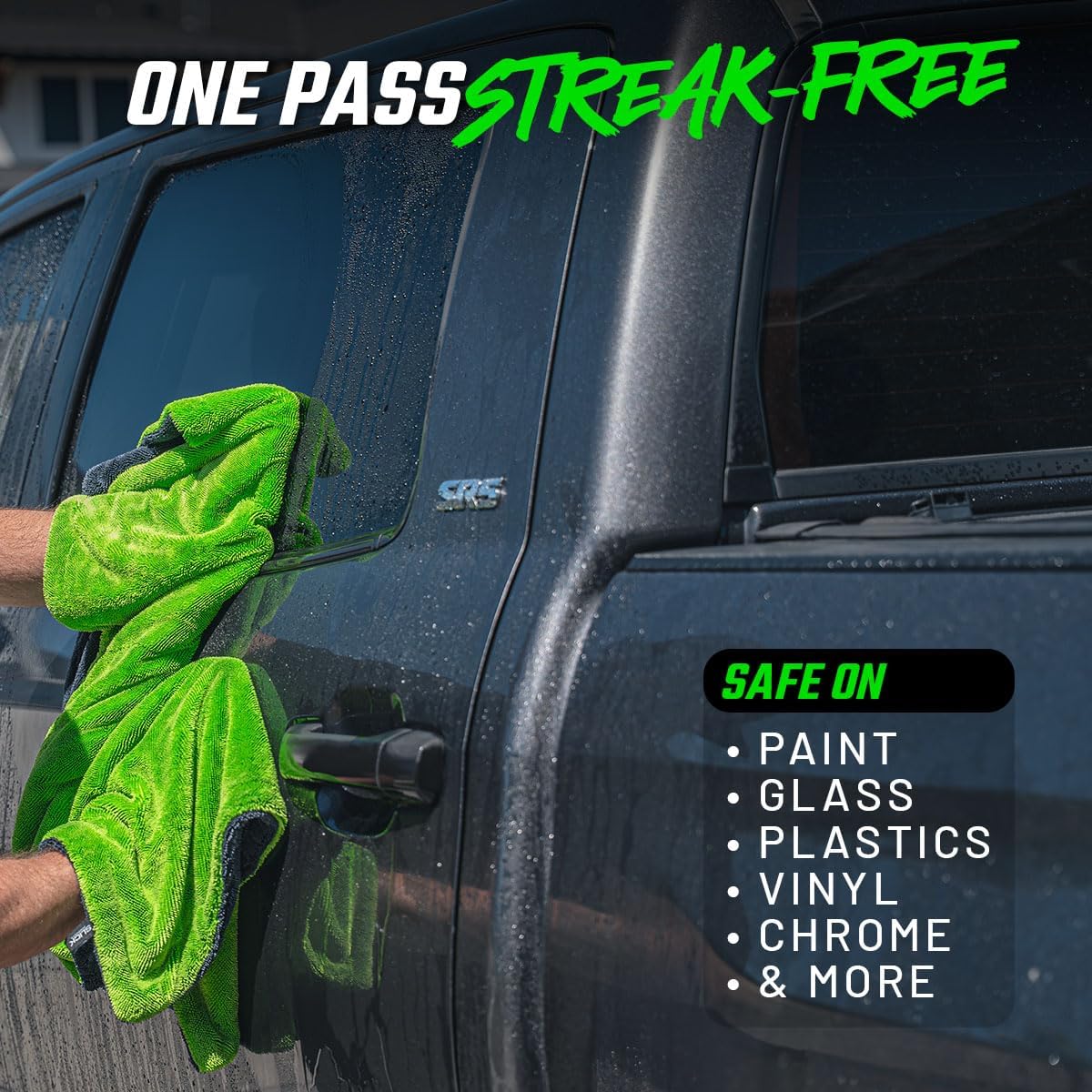 Slick Products Mega Car Drying Towel - 1400 GSM Twisted Loop Microfiber