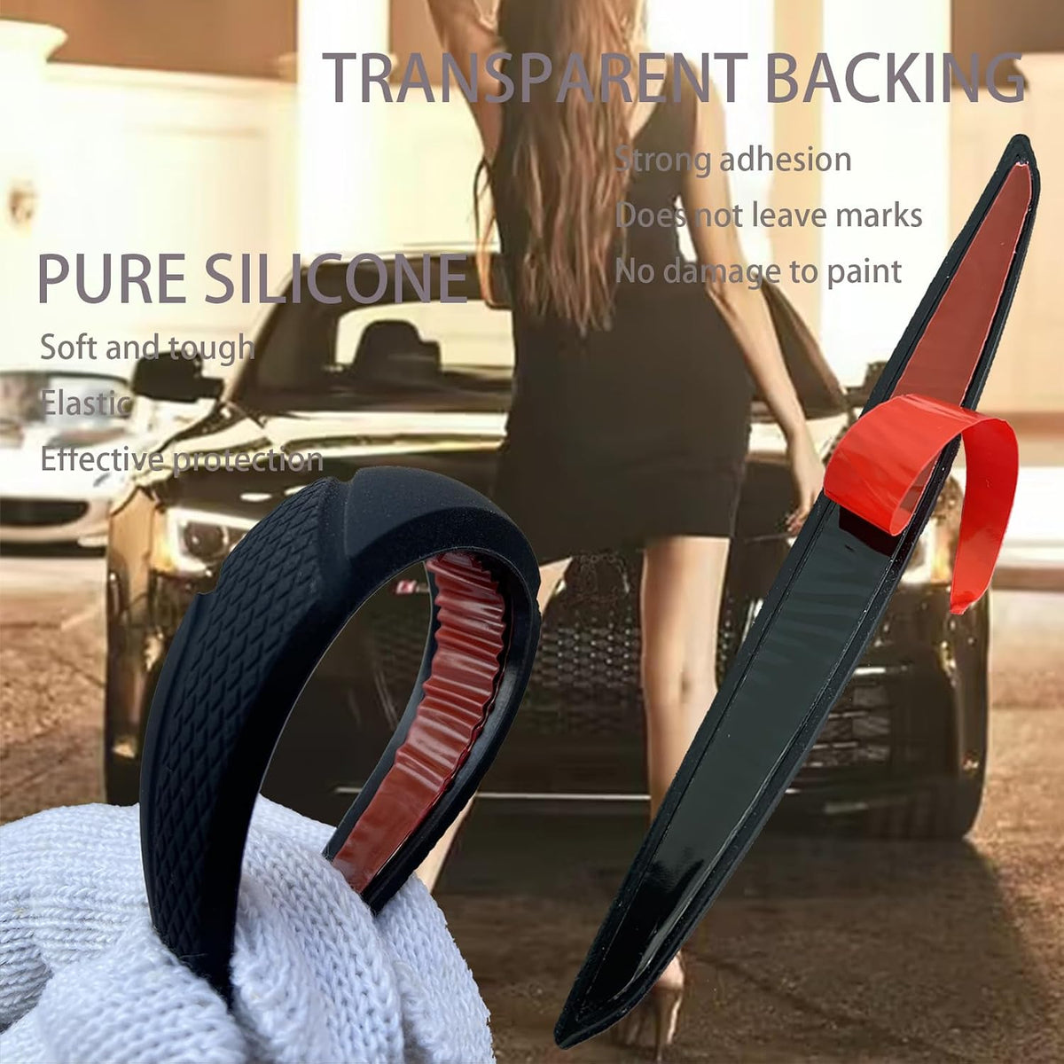 Car Door Edge Guards: Anti-Scratch Rubber Protectors