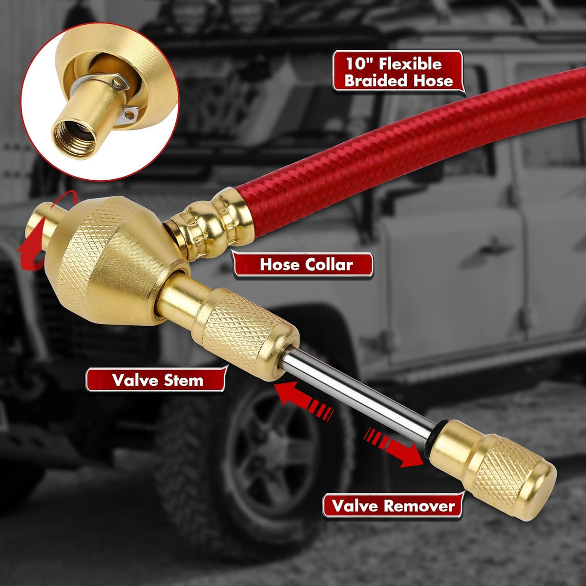 XPV AUTO Digital Tire Pressure Gauges 250 PSI - Professional
