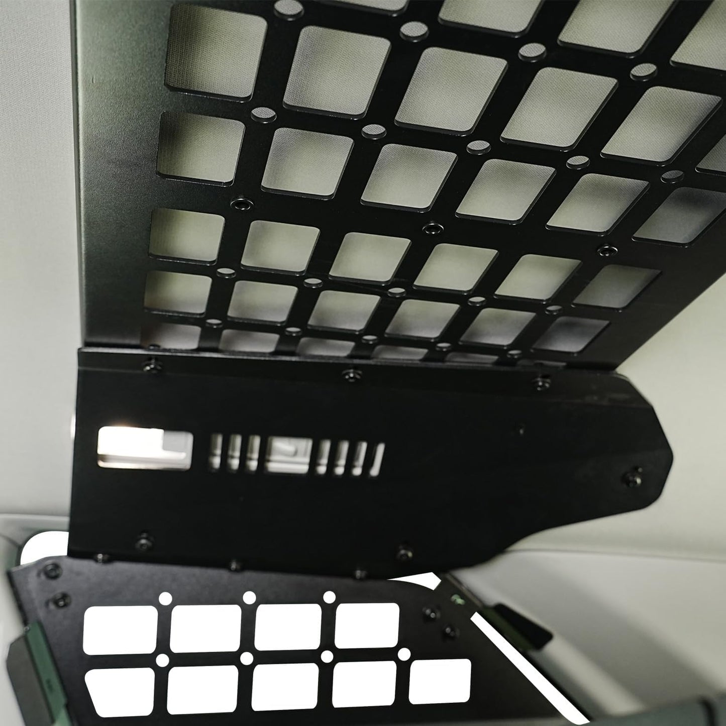 HIGH FLYING Car Accessories for Toyota Sequoia 2023 2024 2025 2026 Modular System Storage Molle Panels Trunk Shelf Storage Trunk Organizer Aluminum Alloy (Side Panel+Roof Panel)