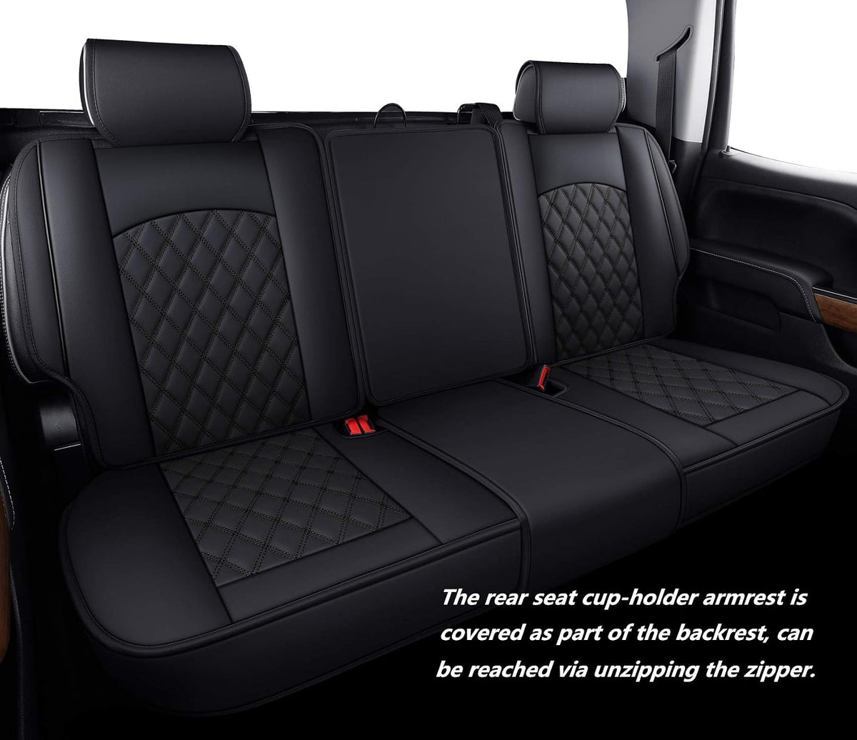 Seat Covers Chevy Chevrolet Silverado GMC Sierra 2007-2026 1500 2500HD