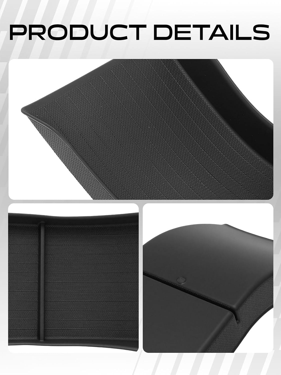 YHTAUTO Center Armrest Lower Bottom Organizer Tray for Tesla