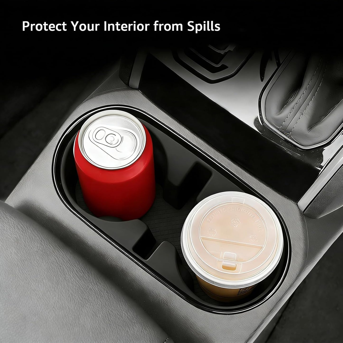 Center Console Silicone Cup Holder Inset for 2026 2025 2024 2023 Chevy Colorado GMC Canyon Interior Accessories Drink Holder Organizer Protector
