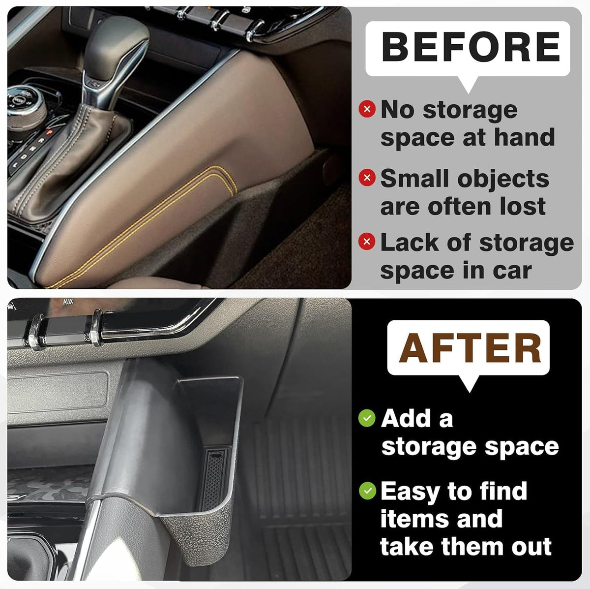 Muslogy Shifter Storage Box for 2023-2026 Chevy Colorado/GMC Canyon