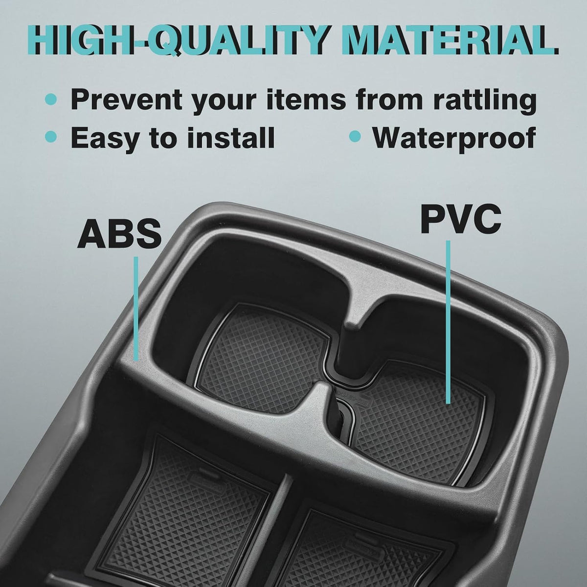 BestEvMod Lower Console Organizer for 2022-2026 Kia EV6 Accessories (V2)