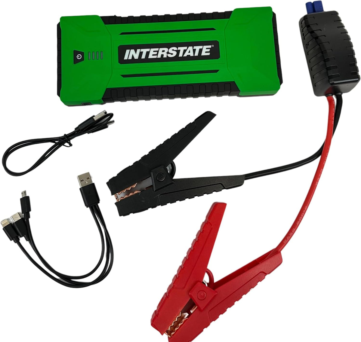 Interstate Batteries 12V Jump Starter & Charger 1200A 17,000mAh, 17Ah