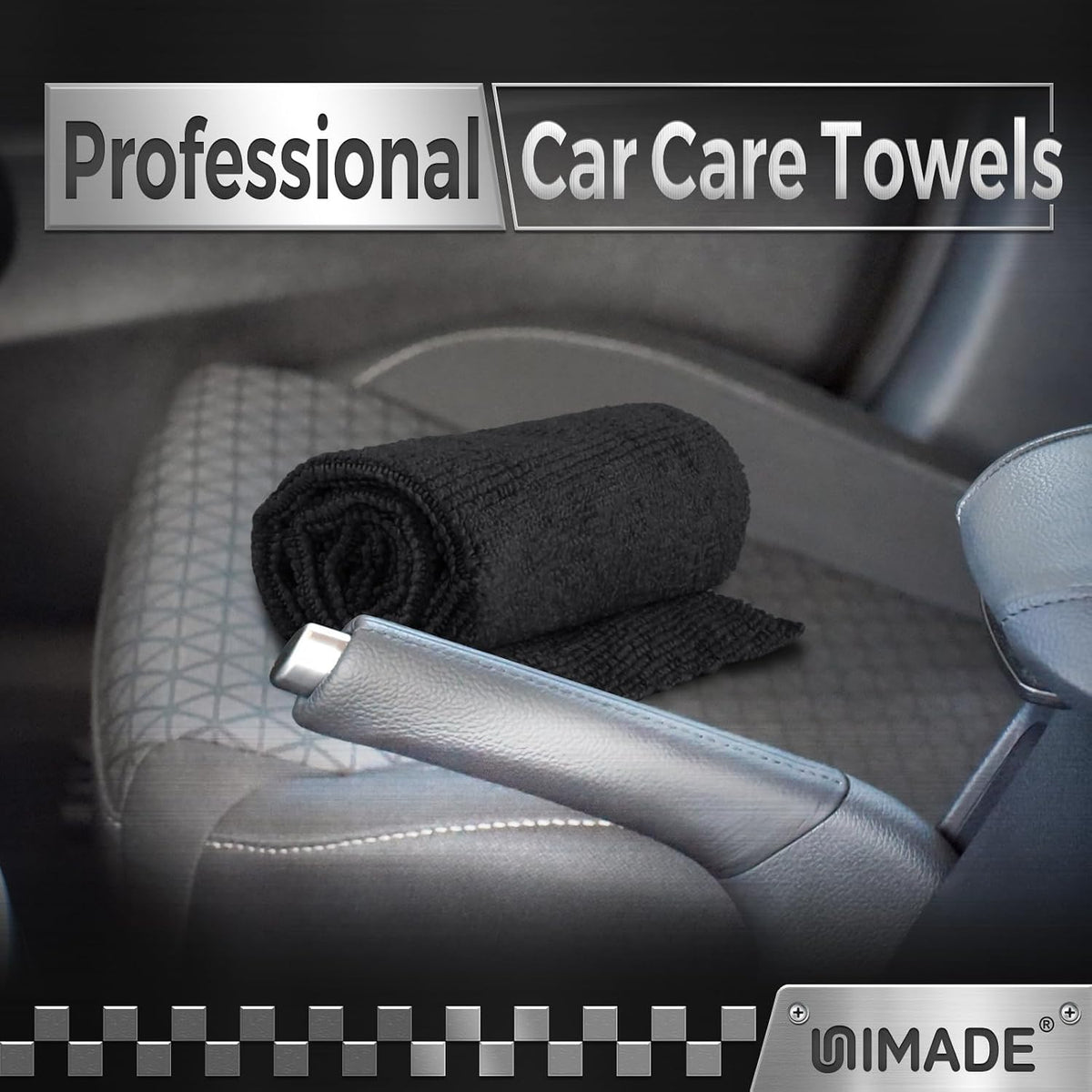 UNIMADE Microfiber Cleaning Cloth, 100 Pack Microfiber Towels for Cars