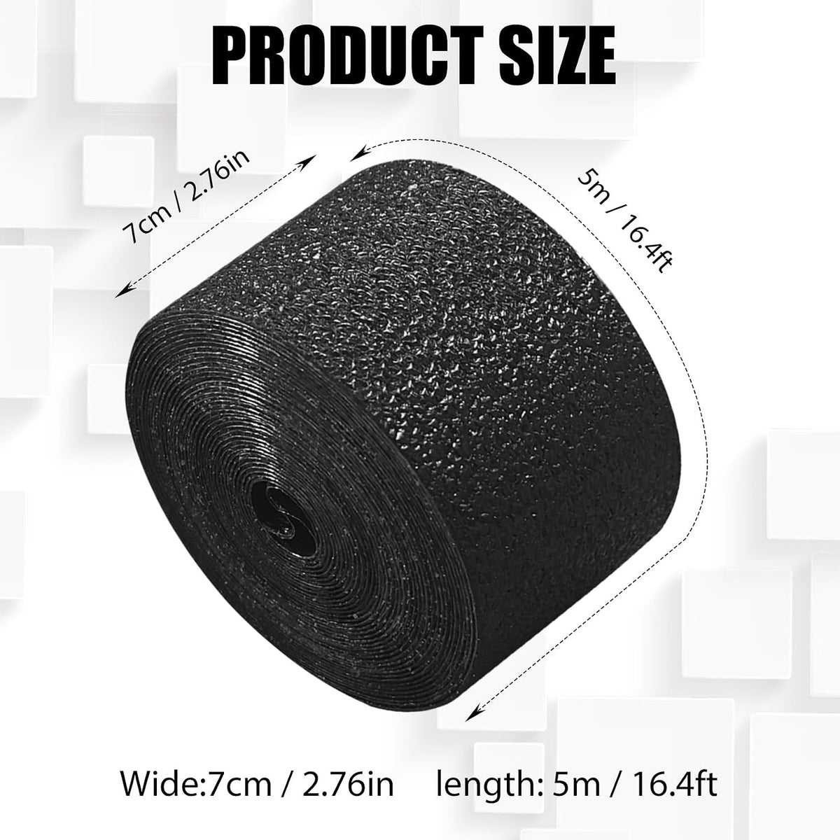 Universal Car Door Edge Guards, Car Door Protector, Waterproof Automotive Vinyl Wrap Film, Anti-Collision Auto Door Sill Protector & Entry Guard Scuff Shield for Most Vehicles Trucks (Black)