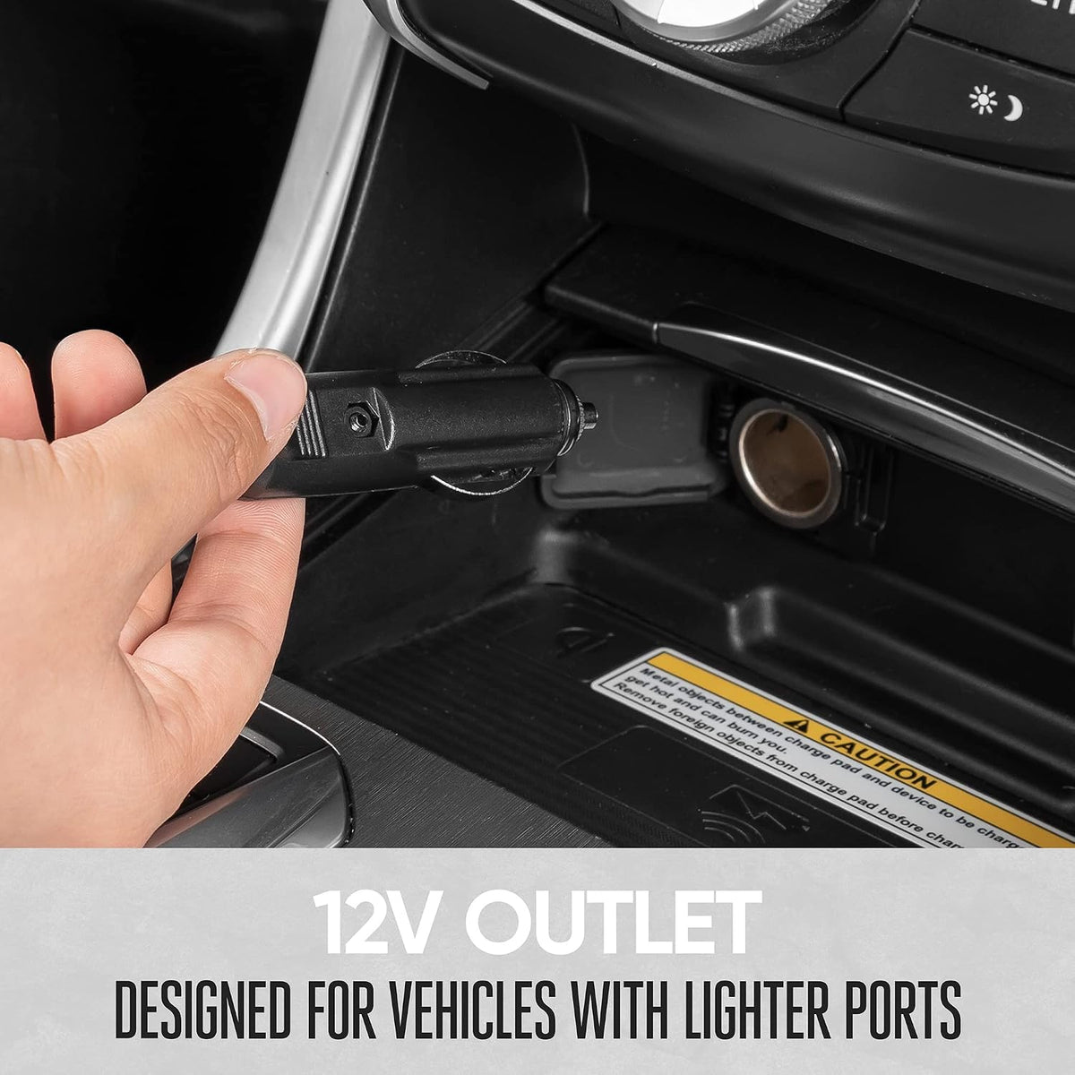 Motor Trend Lightweight & Portable Handheld Car Vacuum Cleaner Interior Cleaning Wet or Dry Mess Includes 3 Accessories + Filter & Carrying Bag Powerful Suction 15 Ft Extra Long Cord