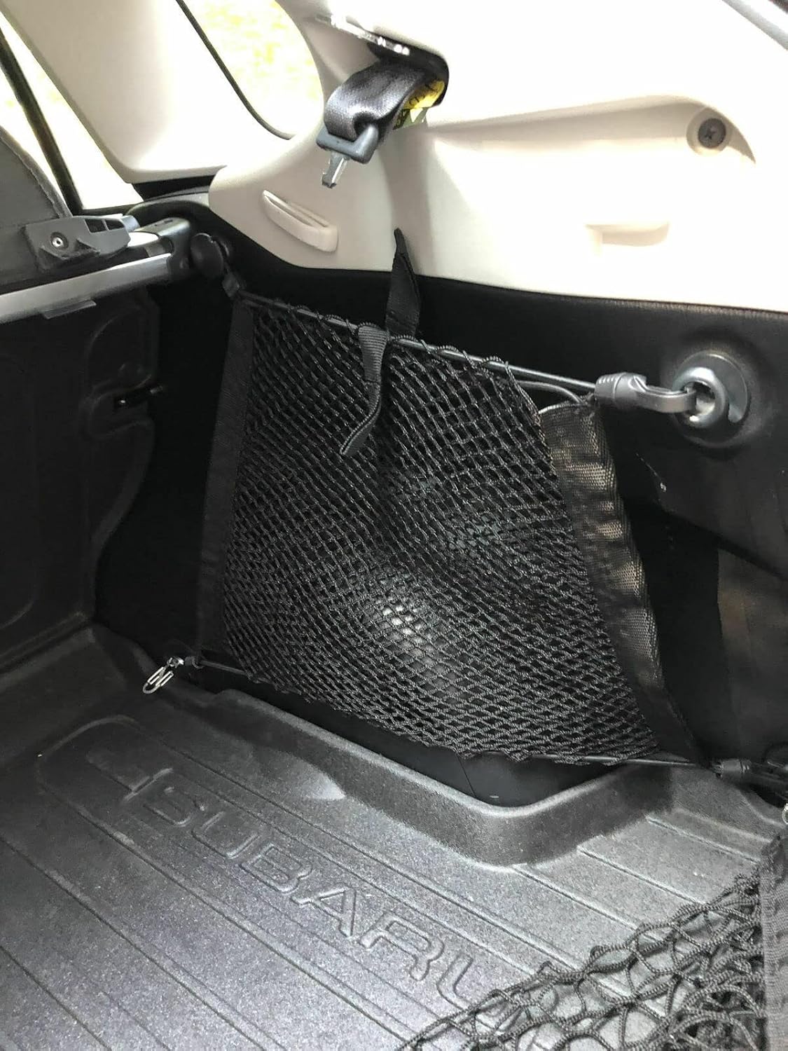 Trunk Side Cargo Net Set of 2 for Subaru Impreza Crosstrek XV WRX STI 2012-2025–Envelope Style Cargo Net for Wagon – Premium Mesh Elastic Car Trunk Organizer – Compatible with Impreza