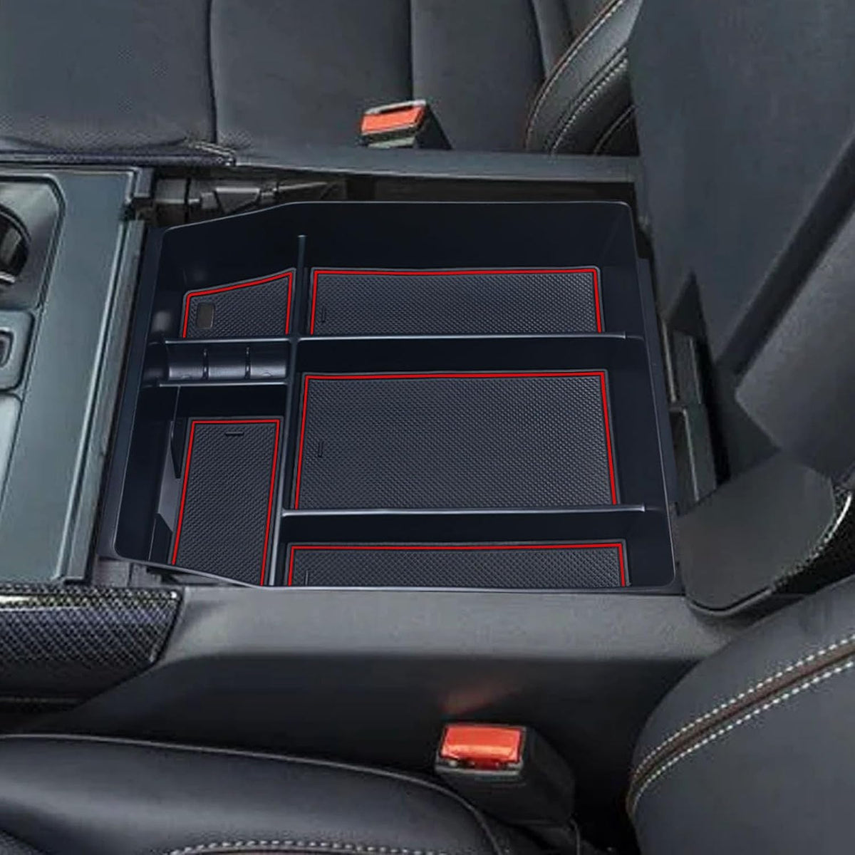 Zxiaochun Center Console Organizer for 2021-2024 Ford F150 Accessories