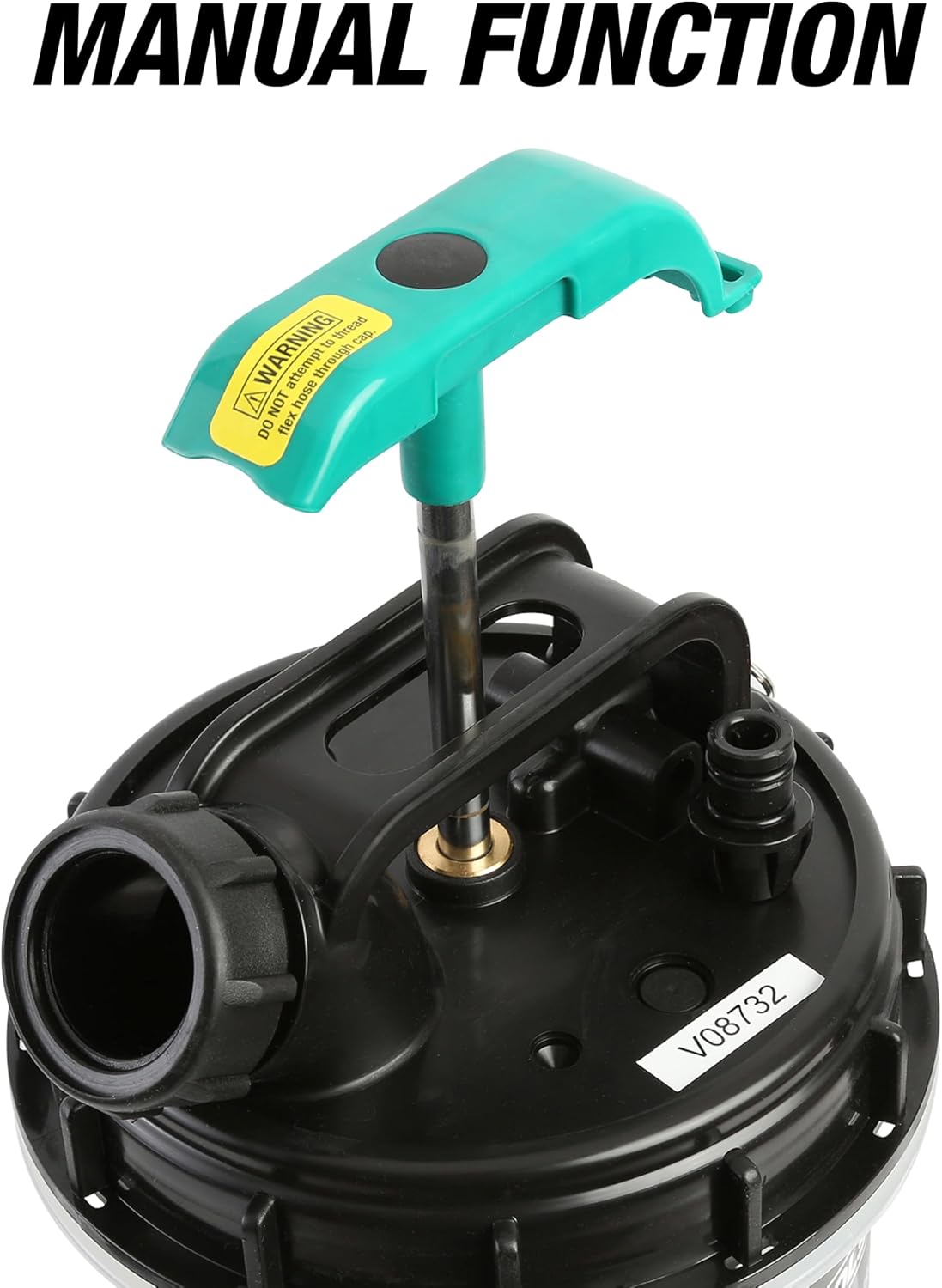 OEMTOOLS Manual Fluid Extractor Pump, 5.3L Oil Extractor, 5-Foot Hose