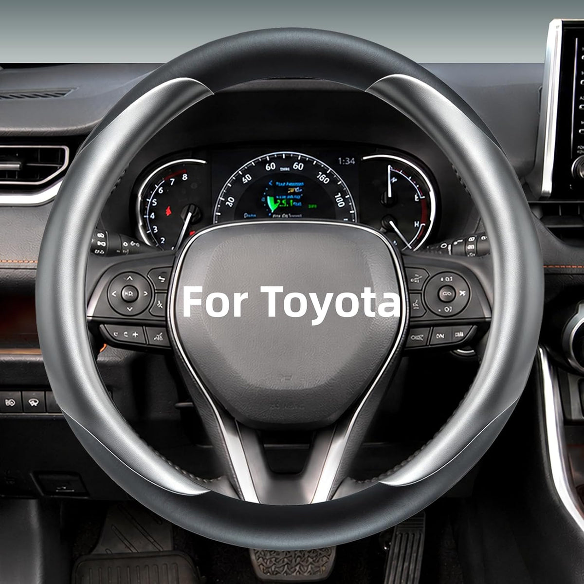 Yangday Steering Wheel Cover for Toyota RAV4 Corolla Camry Highlander