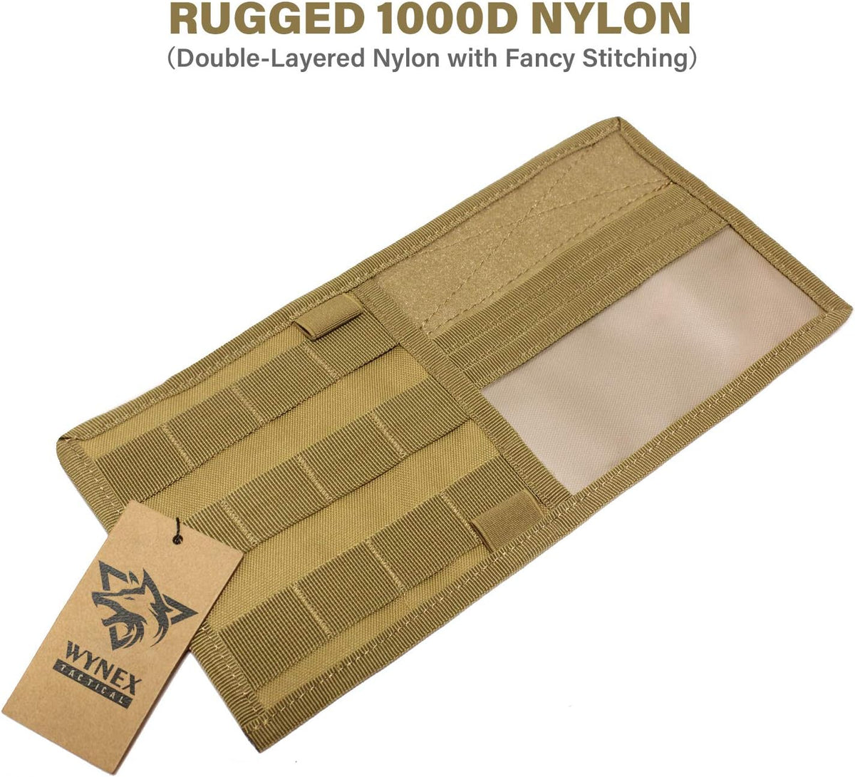 WYNEX Car Sun Visor Organizer MOLLE Panel Fit Most Cars