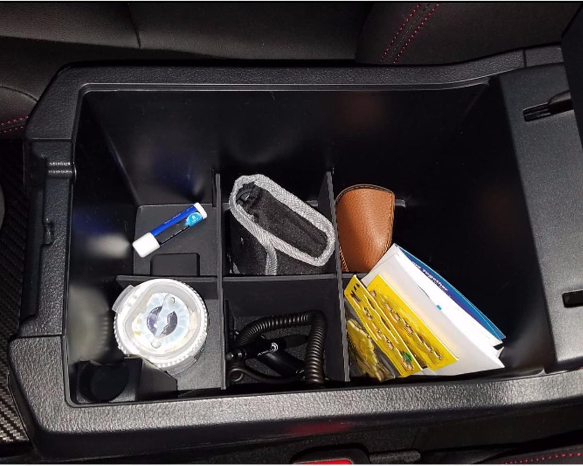 Compatible with Toyota 4Runner Accessories Center Console Tray Organizer Armrest Box Storage Fit for 4Runner 2010-2019 2020 2021 2022 2023 2024 (Organizer Set)