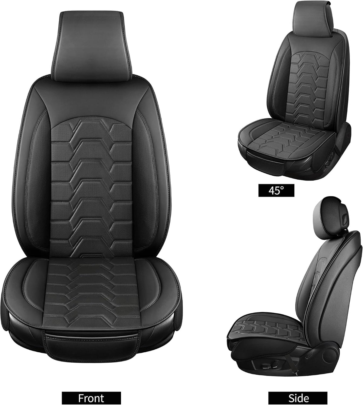 Leather Car Seat Covers Front Automotive Seat Protectors