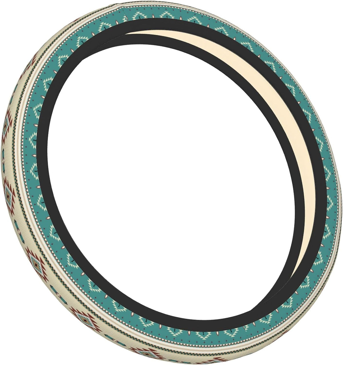 Western Steering Wheel Cover Cute Universal 15 Inch Car Accessories Protector for Women Fit Auto SUV Sedan Vans Trucks