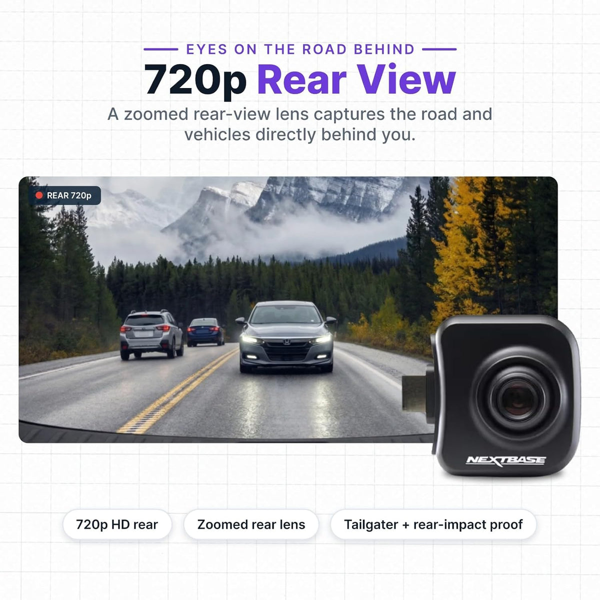 Nextbase 222x Front and Rear Dash Cam | Car Recording Camera | Full 1080p/30fps HD Recording DVR Cam | 140 Degree Wide Viewing Angle | SOS Emergency | Polarising Filter Compatible | Black
