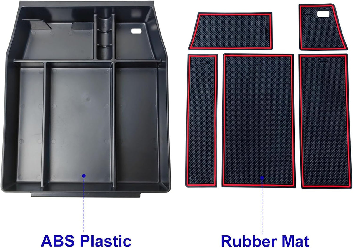 Zxiaochun Center Console Organizer for 2021-2024 Ford F150 Accessories