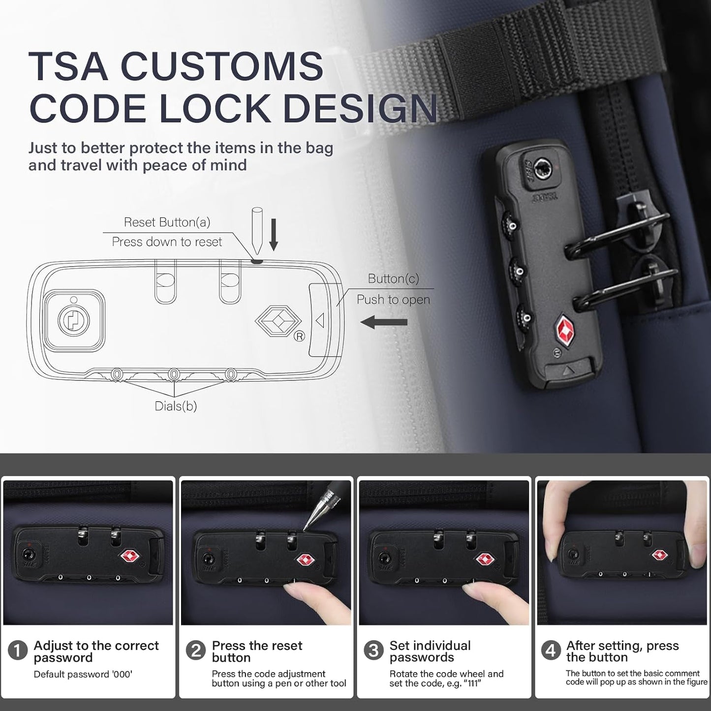Travel Backpack with Vacuum System,60L Expandable Vacuum Backpack Travel with TSA Lock,17.3 inch Laptop Backpacks Vacpack Backpacks with Vacuum(Blue,External Air Pump)