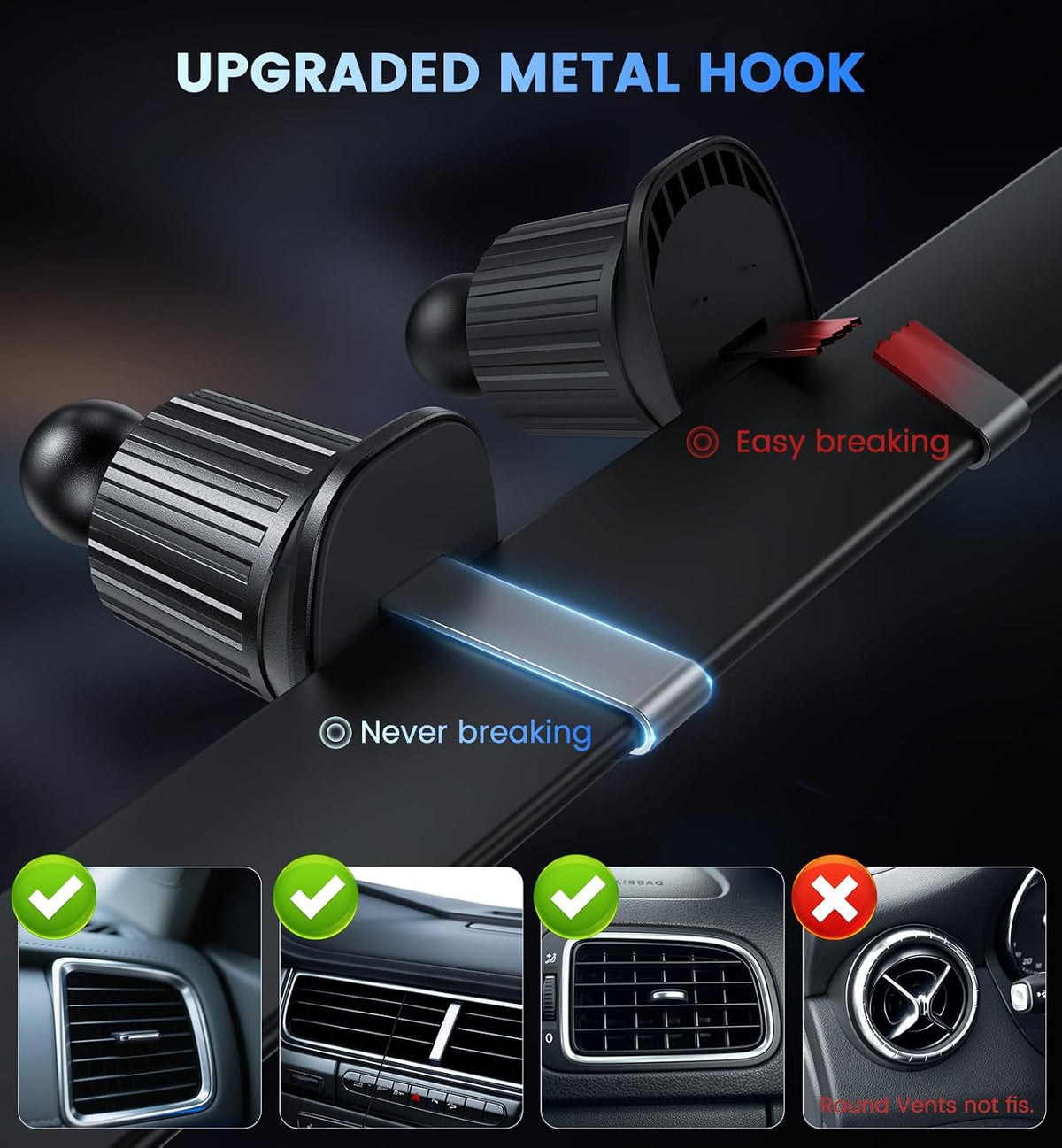 3 in 1 Magnetic Car Charger Mount 15W for iPhone 18-12 Pro Max