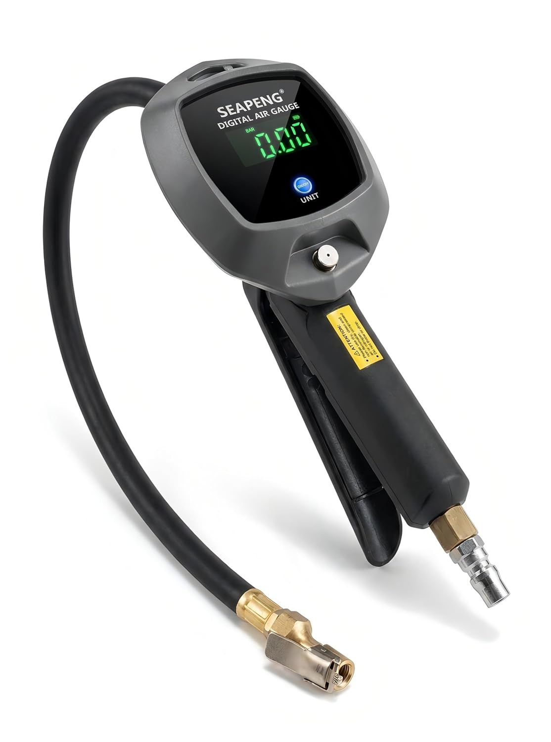 Digital Tire Inflator with Pressure Gauge, 230 PSI