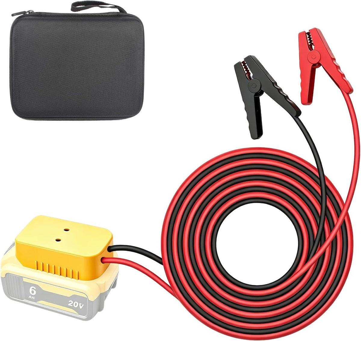 Jumper Cable Clamps for DeWalt Jump Starter, 3.28FT Cable