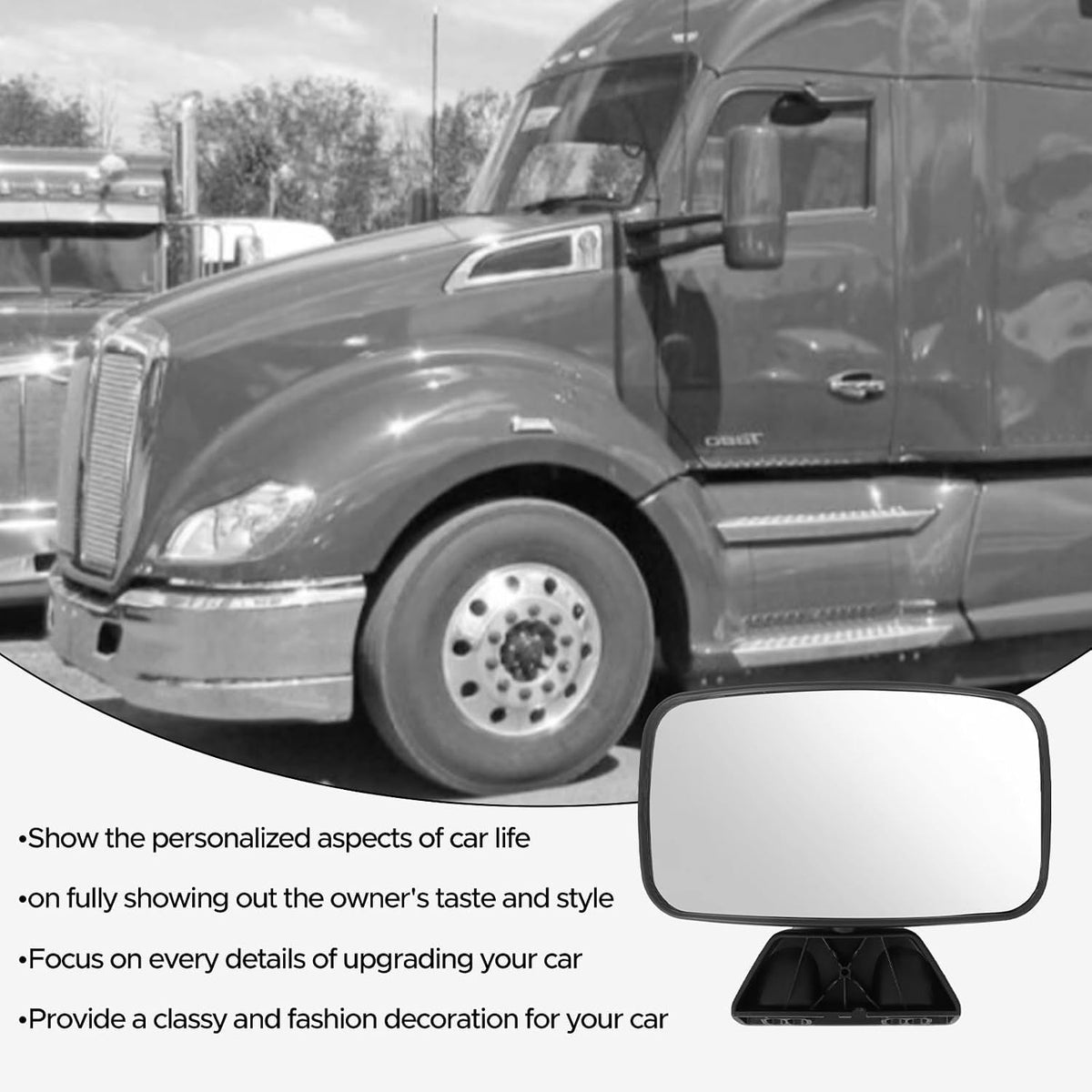 Look Down Spot Mirror Over the Door Fit For Peterbilt Kenworth