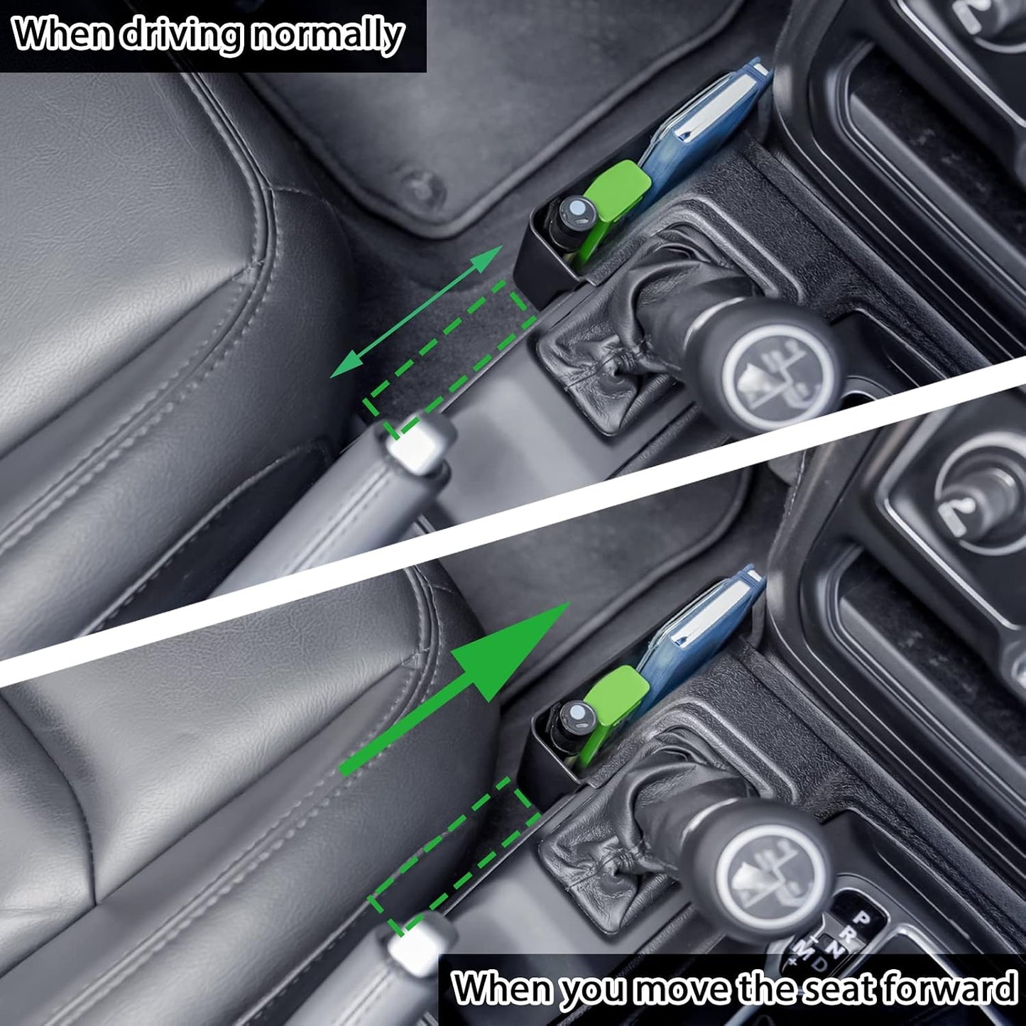 Center Console Gear Shift Organizer Tray Compatible with Jeep Wrangler JL/JLU 2018-2023 2024 2025 2026 and Jeep Gladiator JT Truck 2020-2023 2024 2025 2026 Storage Box Accessories (Not for JK/JKU)