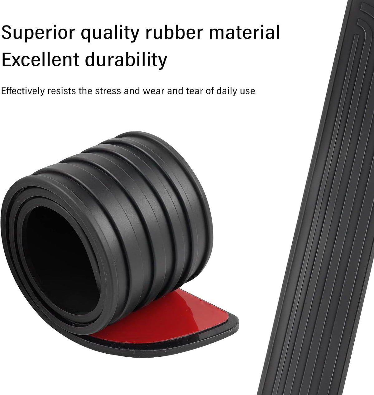 4PCS Car Door Sill Protector,Anti-Scratch & Waterproof Car Door Sills Scratch Protection,Universal Car Exterior Accessories Automotive Door Entry Guard for Car,Truck,SUV (Black, Width 1.96")
