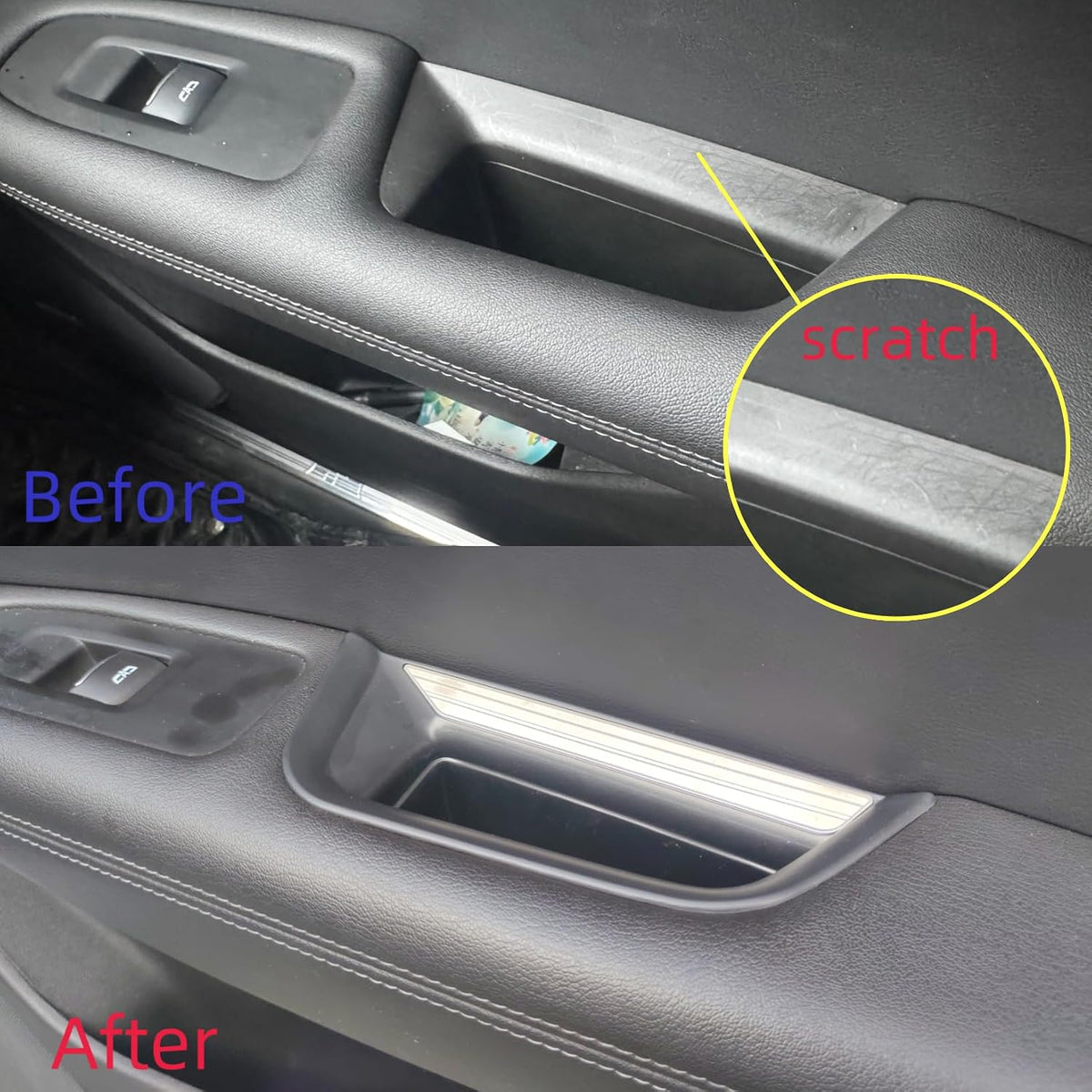 YFJYVJC Front Door Handle Pocket Organizer For Cadillac XT5 2017-2025