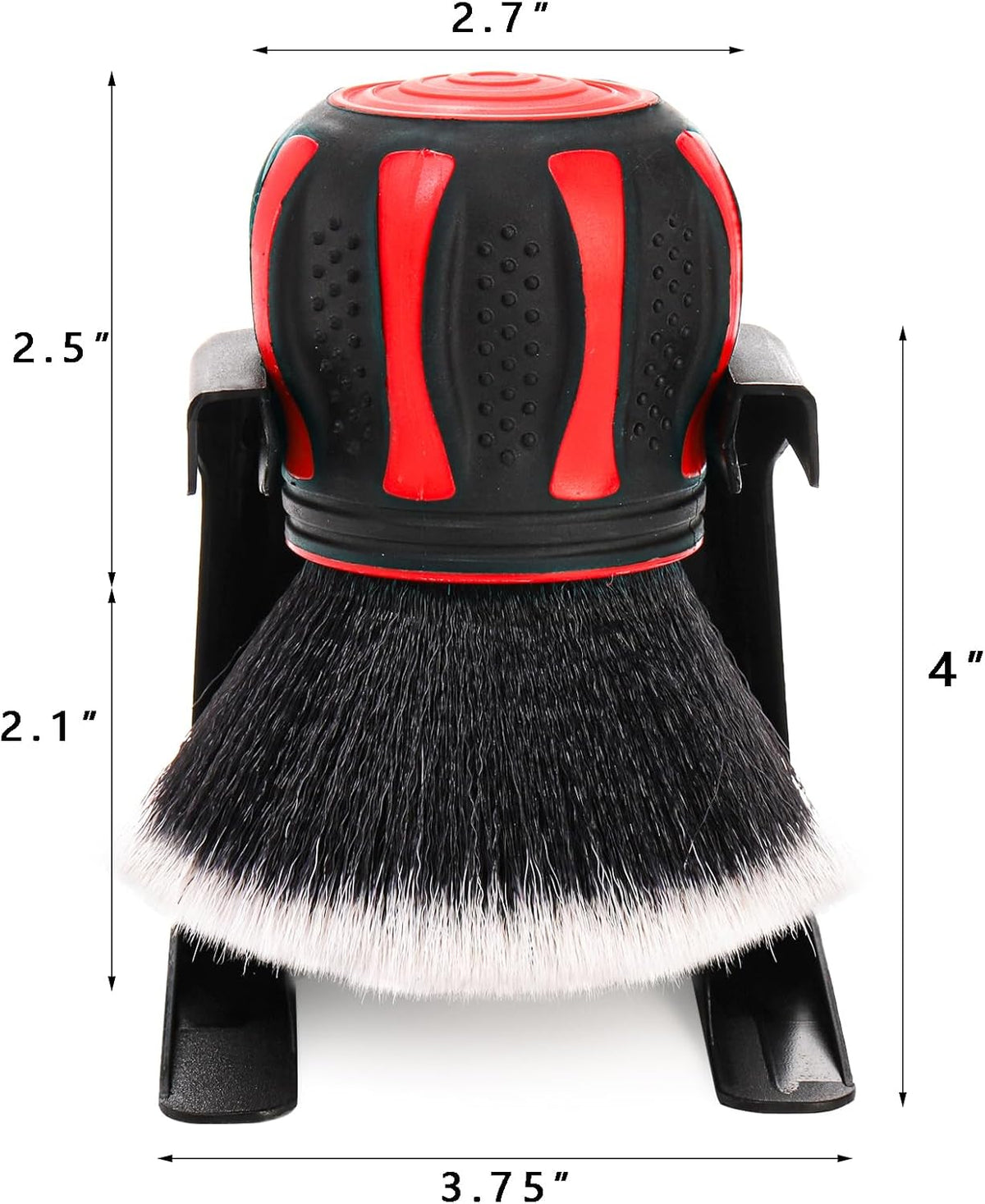 Yesland Car Detailing Brush, Ultra Soft Auto Interior Dusting Brush, Handle XL Synthetic Brush with Storage Rack, for Dashboard Air Conditioner Vents Leather, Vehicles Scratch Free