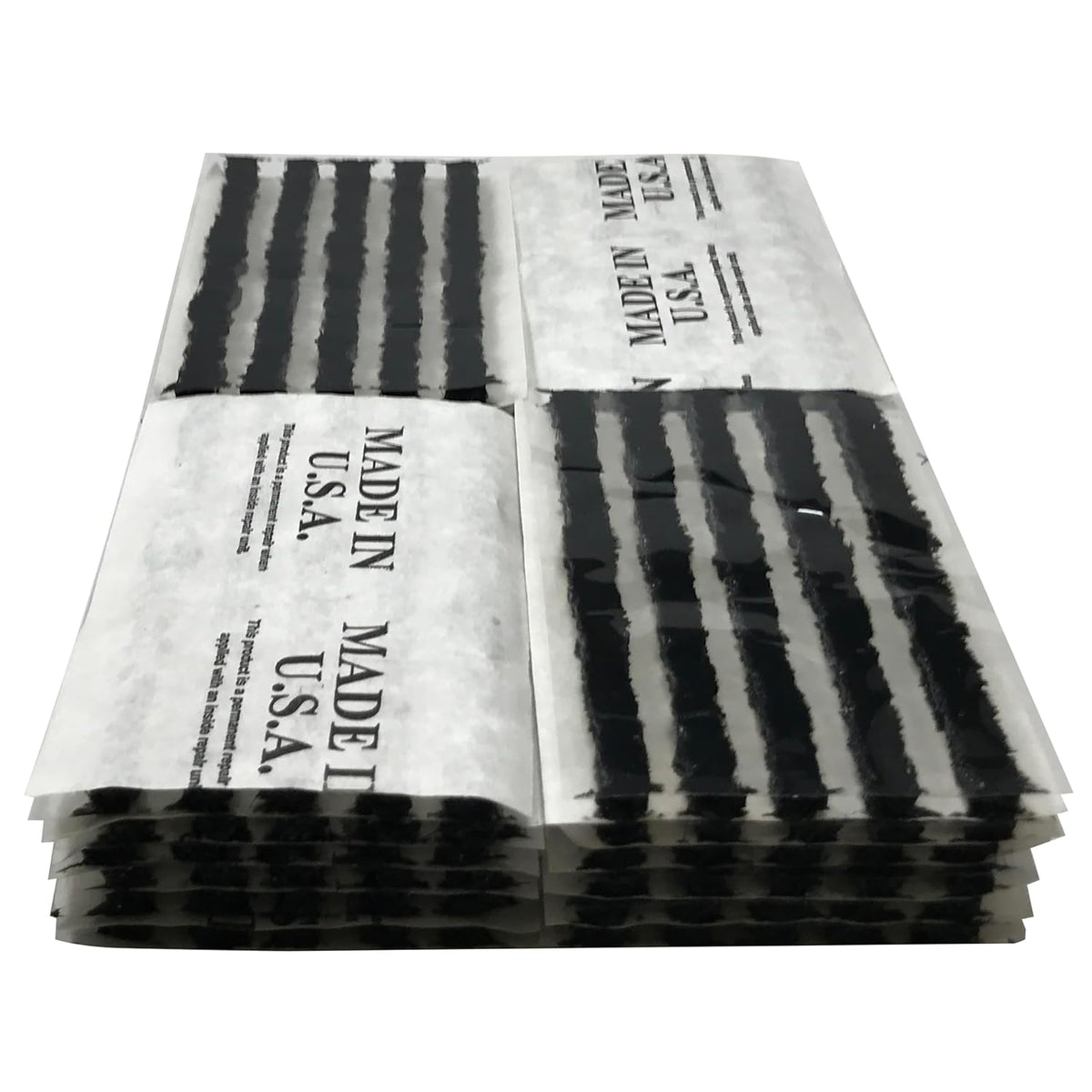 120 Insert Black 4" Tire Repair Strings - Self Vulcanizing Tire Plug String Inserts - Made in USA