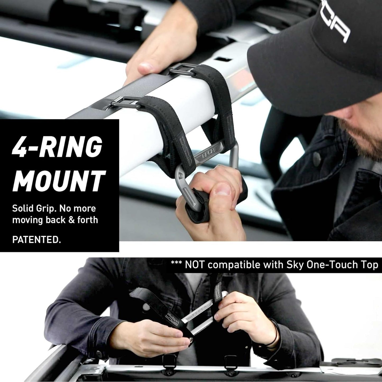 GPCA GP Grip Air Grab Handles Designed for 2024, 2025, 2026 Jeep Wrangler JL, JT & Jeep Gladiator 4xe w/Airbag Compatible - Aero-Grade Aluminum, Patented Foldable Design, Easy Installation