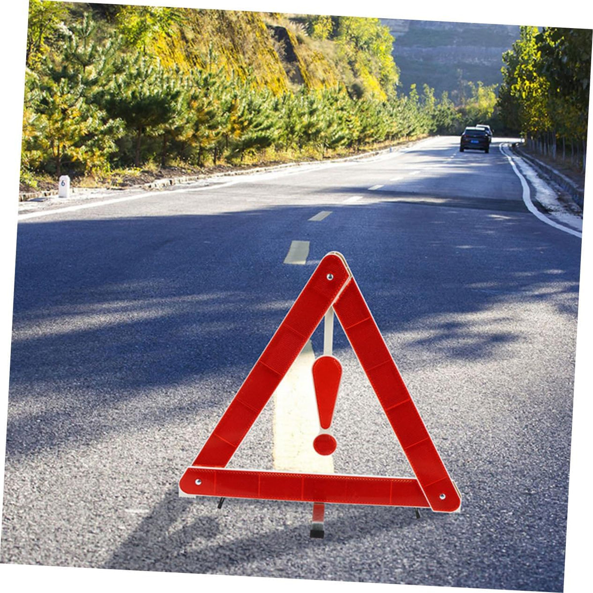 3pcs Reflective Warning Triangle Sign for Car Truck Roadside Emergencies