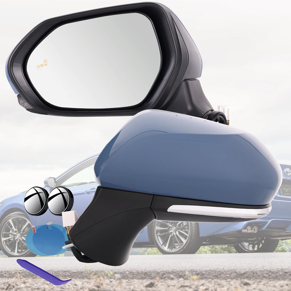 Driver Side Mirror Compatible with Toyota Camry 2018-2026