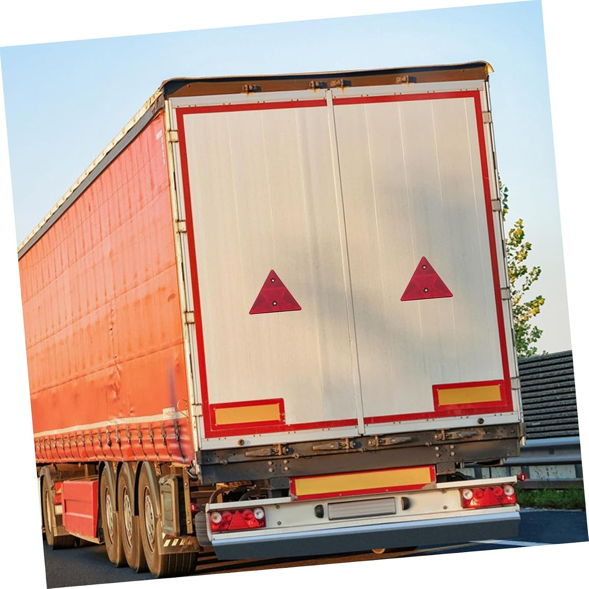 Reflective Road Warning Triangle Sign Safety for Truck Trailer