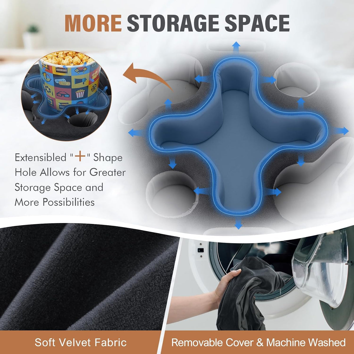 INNO STAGE Couch Cup Holder Pillow Sofa Caddy Buddy